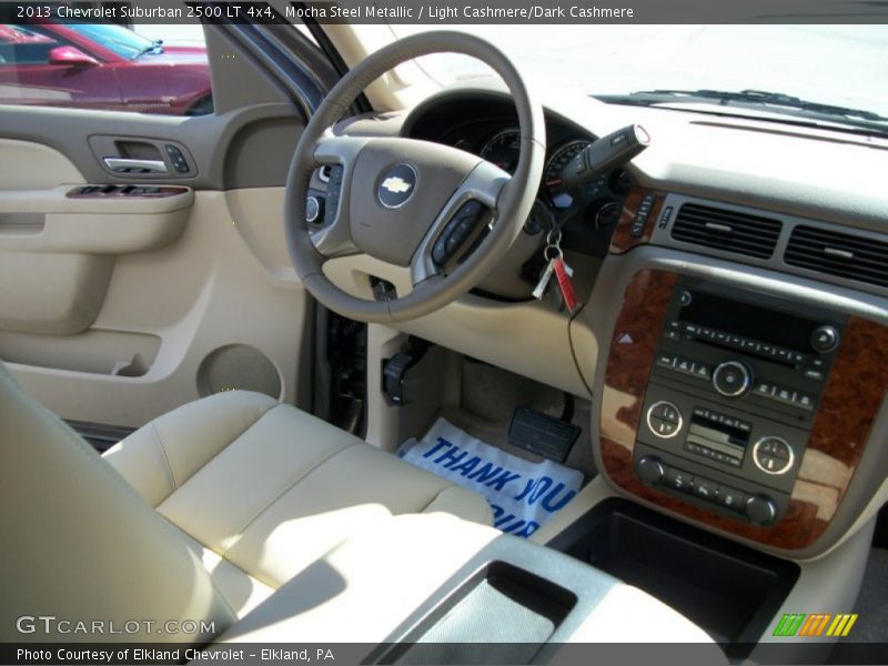 Mocha Steel Metallic / Light Cashmere/Dark Cashmere 2013 Chevrolet Suburban 2500 LT 4x4