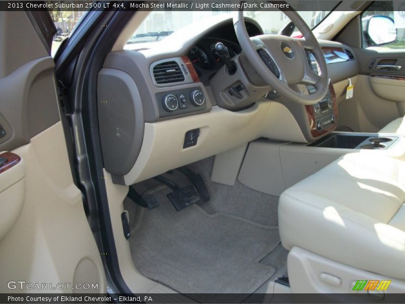 Mocha Steel Metallic / Light Cashmere/Dark Cashmere 2013 Chevrolet Suburban 2500 LT 4x4
