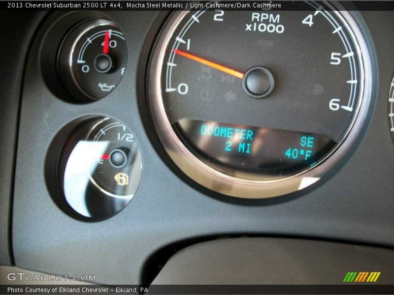 Mocha Steel Metallic / Light Cashmere/Dark Cashmere 2013 Chevrolet Suburban 2500 LT 4x4