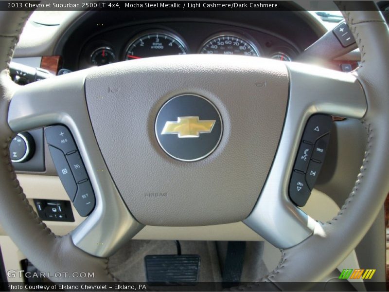Mocha Steel Metallic / Light Cashmere/Dark Cashmere 2013 Chevrolet Suburban 2500 LT 4x4