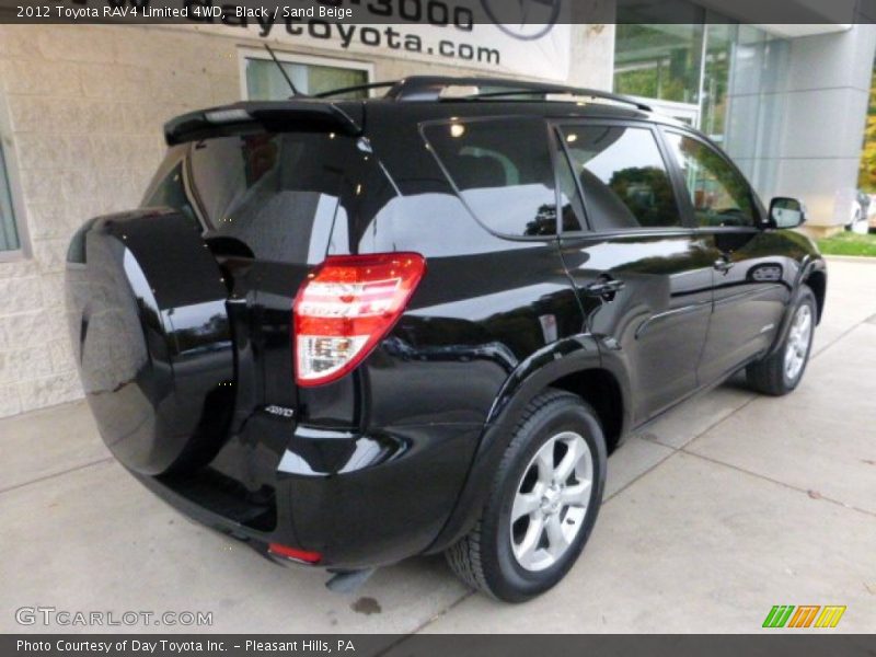 Black / Sand Beige 2012 Toyota RAV4 Limited 4WD