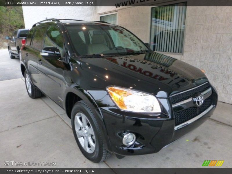 Black / Sand Beige 2012 Toyota RAV4 Limited 4WD