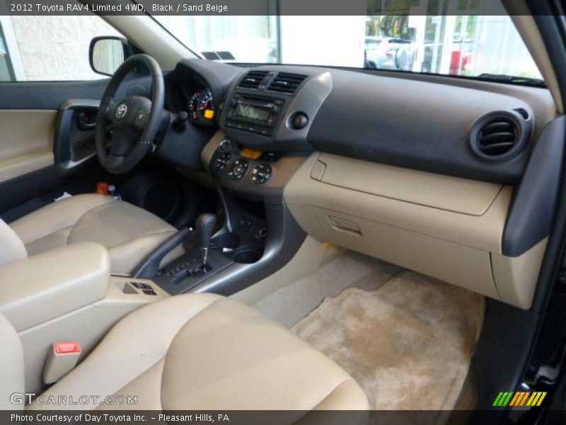 Black / Sand Beige 2012 Toyota RAV4 Limited 4WD