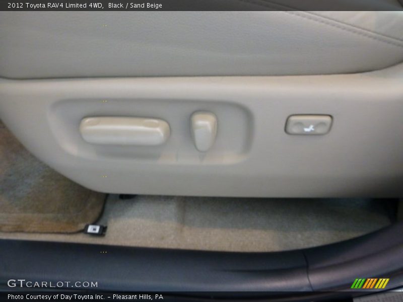 Black / Sand Beige 2012 Toyota RAV4 Limited 4WD