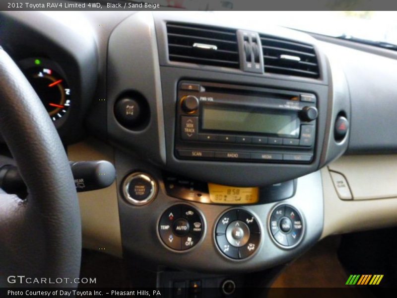 Black / Sand Beige 2012 Toyota RAV4 Limited 4WD
