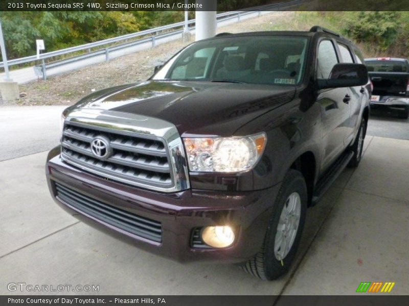 Sizzling Crimson Mica / Graphite 2013 Toyota Sequoia SR5 4WD