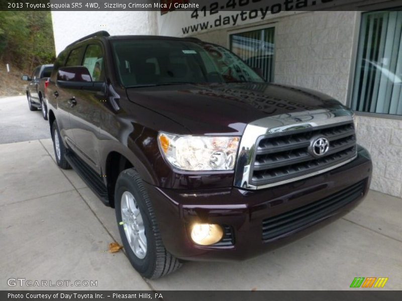 Sizzling Crimson Mica / Graphite 2013 Toyota Sequoia SR5 4WD