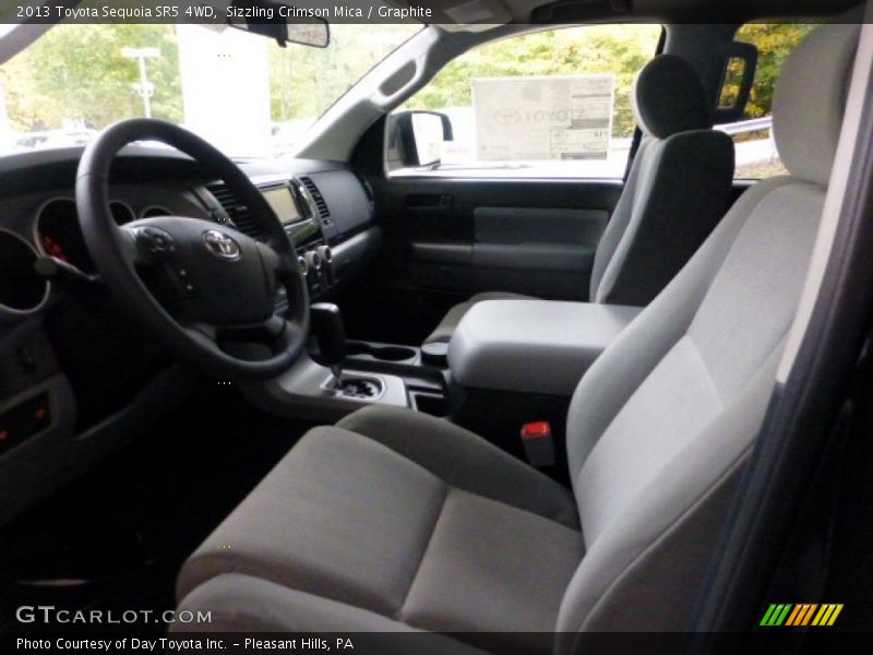 Sizzling Crimson Mica / Graphite 2013 Toyota Sequoia SR5 4WD