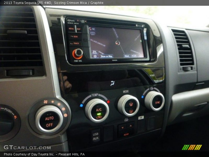 Sizzling Crimson Mica / Graphite 2013 Toyota Sequoia SR5 4WD