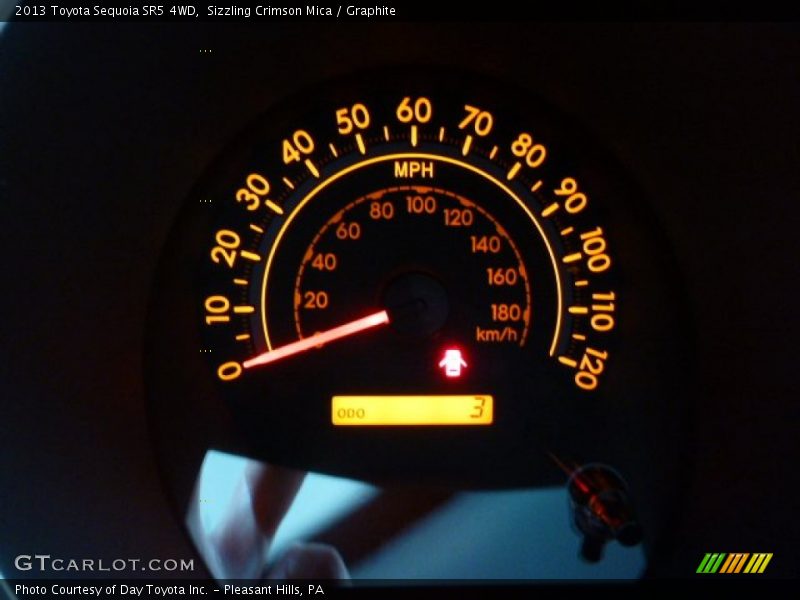 Sizzling Crimson Mica / Graphite 2013 Toyota Sequoia SR5 4WD