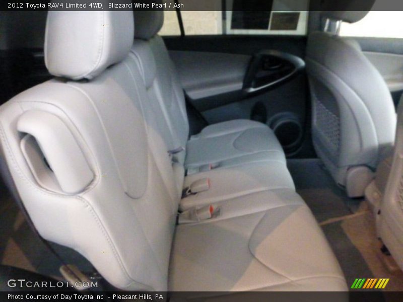 Blizzard White Pearl / Ash 2012 Toyota RAV4 Limited 4WD