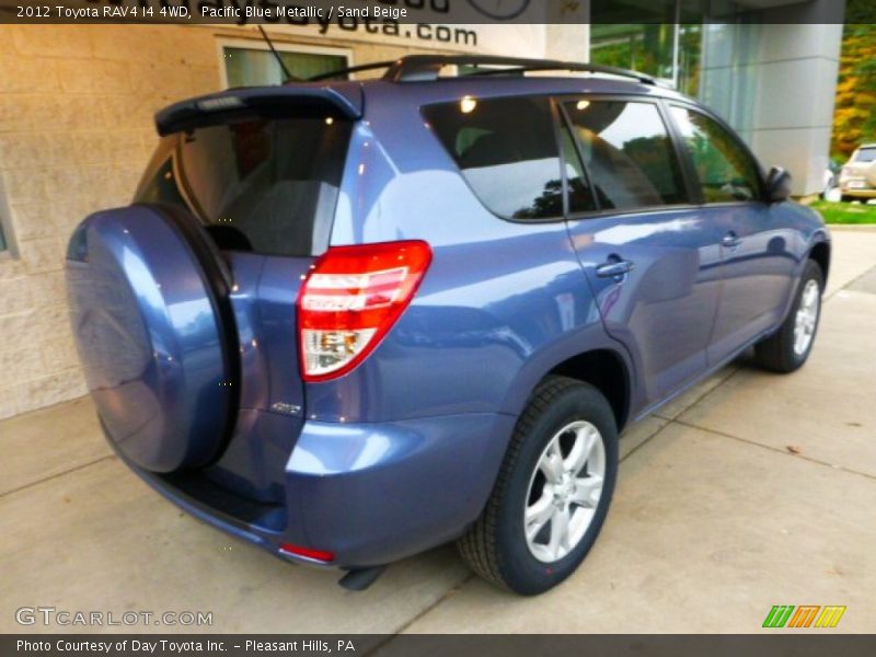 Pacific Blue Metallic / Sand Beige 2012 Toyota RAV4 I4 4WD