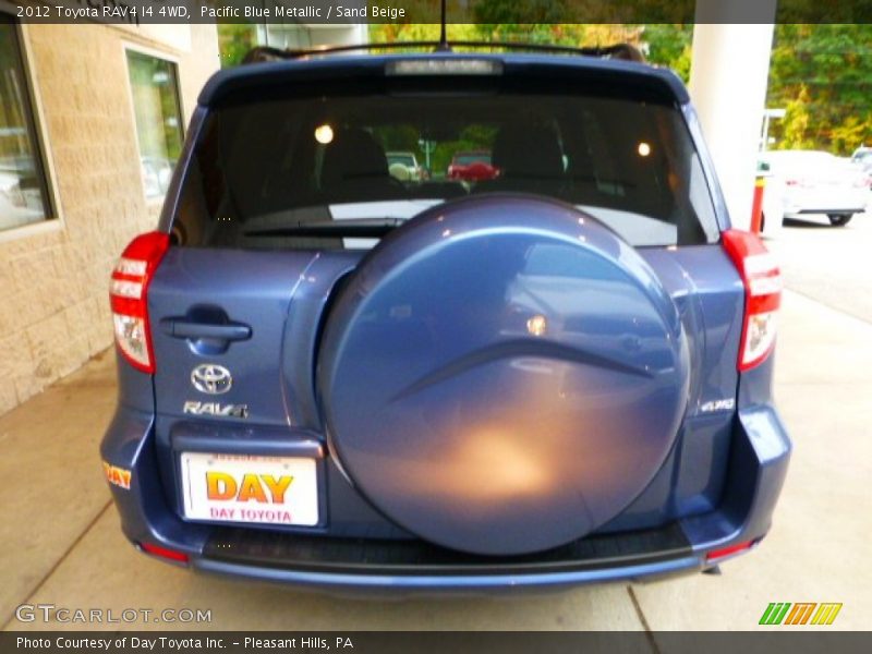 Pacific Blue Metallic / Sand Beige 2012 Toyota RAV4 I4 4WD