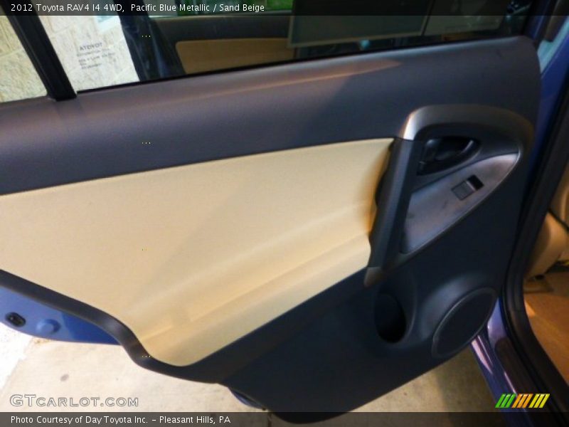 Pacific Blue Metallic / Sand Beige 2012 Toyota RAV4 I4 4WD