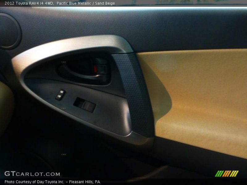 Pacific Blue Metallic / Sand Beige 2012 Toyota RAV4 I4 4WD