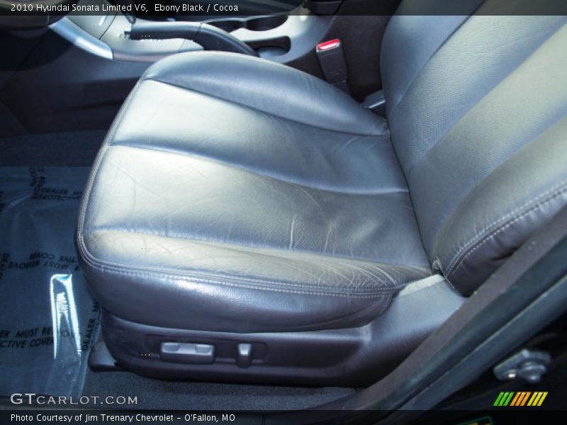 Ebony Black / Cocoa 2010 Hyundai Sonata Limited V6