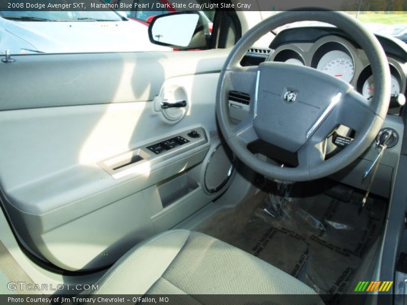 Marathon Blue Pearl / Dark Slate Gray/Light Slate Gray 2008 Dodge Avenger SXT