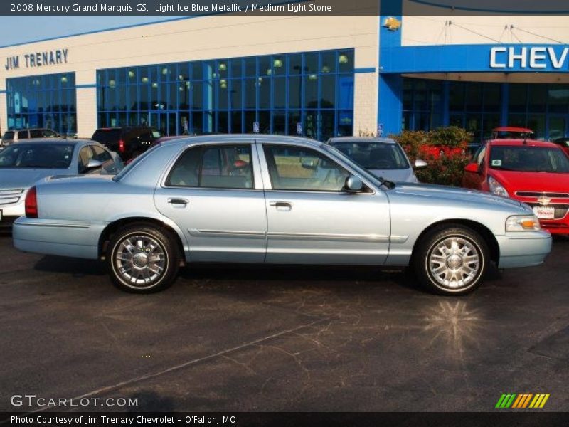 Light Ice Blue Metallic / Medium Light Stone 2008 Mercury Grand Marquis GS