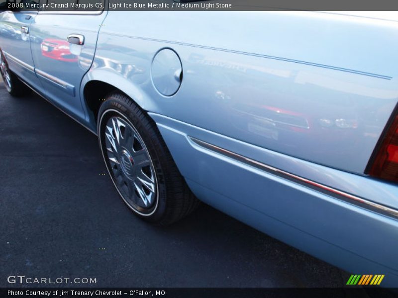 Light Ice Blue Metallic / Medium Light Stone 2008 Mercury Grand Marquis GS
