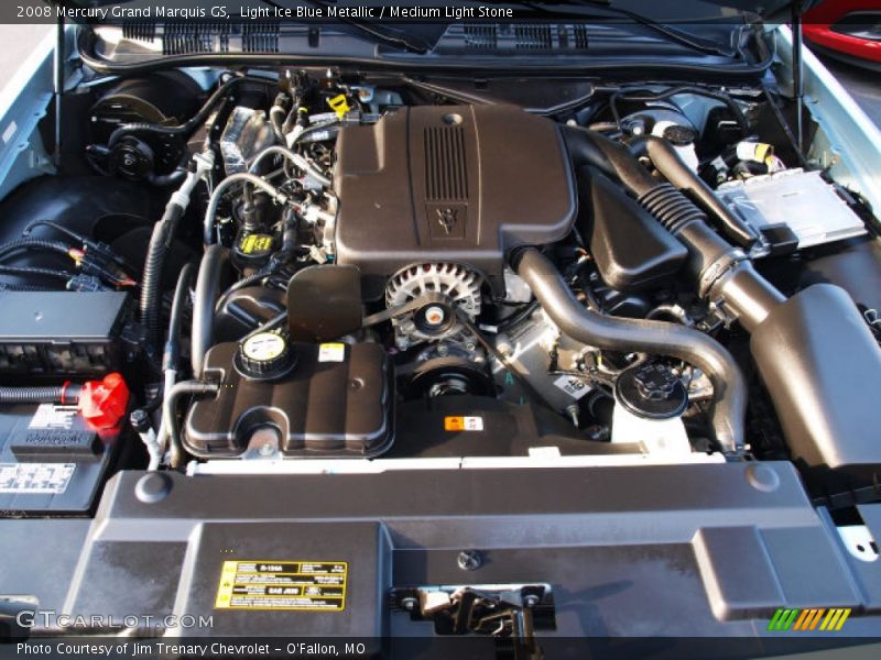 Light Ice Blue Metallic / Medium Light Stone 2008 Mercury Grand Marquis GS