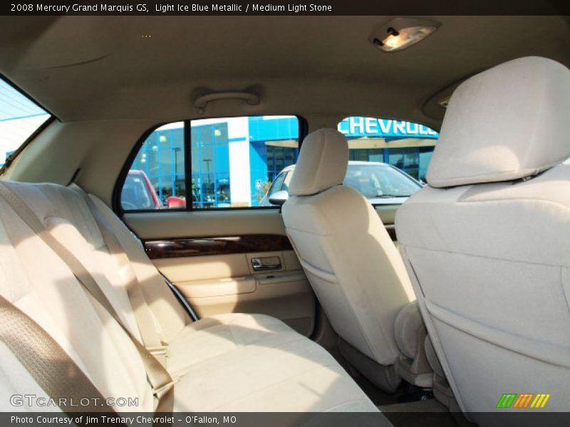 Light Ice Blue Metallic / Medium Light Stone 2008 Mercury Grand Marquis GS