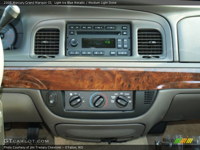 Light Ice Blue Metallic / Medium Light Stone 2008 Mercury Grand Marquis GS
