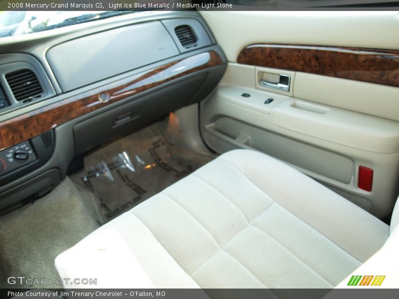 Light Ice Blue Metallic / Medium Light Stone 2008 Mercury Grand Marquis GS