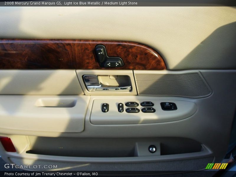 Light Ice Blue Metallic / Medium Light Stone 2008 Mercury Grand Marquis GS