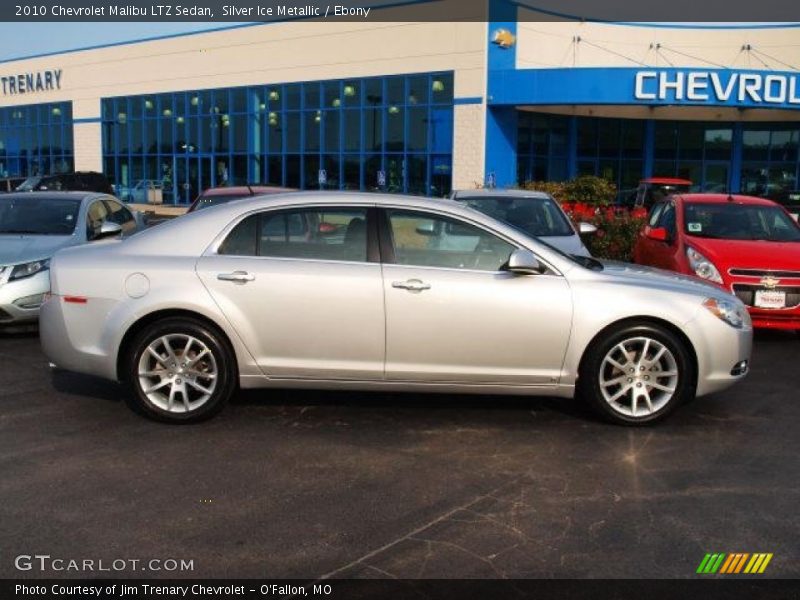 Silver Ice Metallic / Ebony 2010 Chevrolet Malibu LTZ Sedan