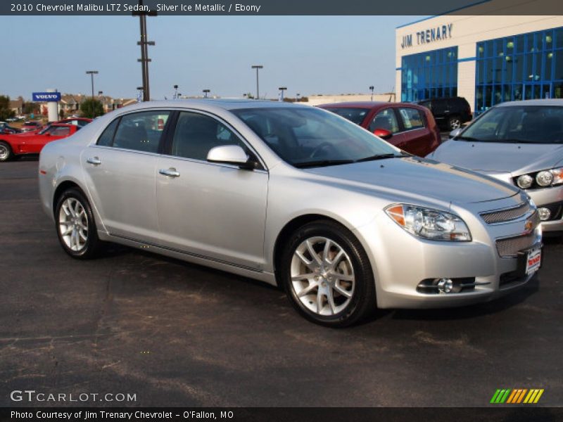Silver Ice Metallic / Ebony 2010 Chevrolet Malibu LTZ Sedan