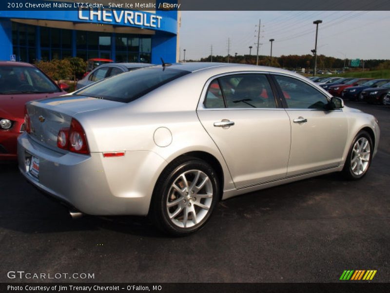 Silver Ice Metallic / Ebony 2010 Chevrolet Malibu LTZ Sedan