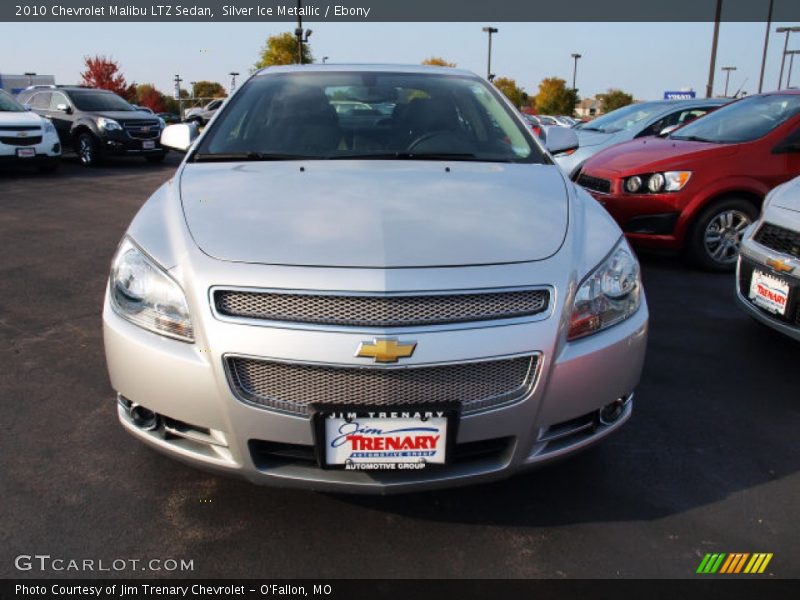 Silver Ice Metallic / Ebony 2010 Chevrolet Malibu LTZ Sedan