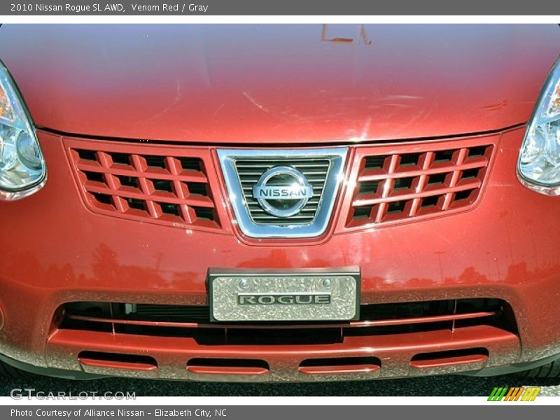 Venom Red / Gray 2010 Nissan Rogue SL AWD