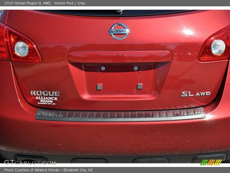 Venom Red / Gray 2010 Nissan Rogue SL AWD