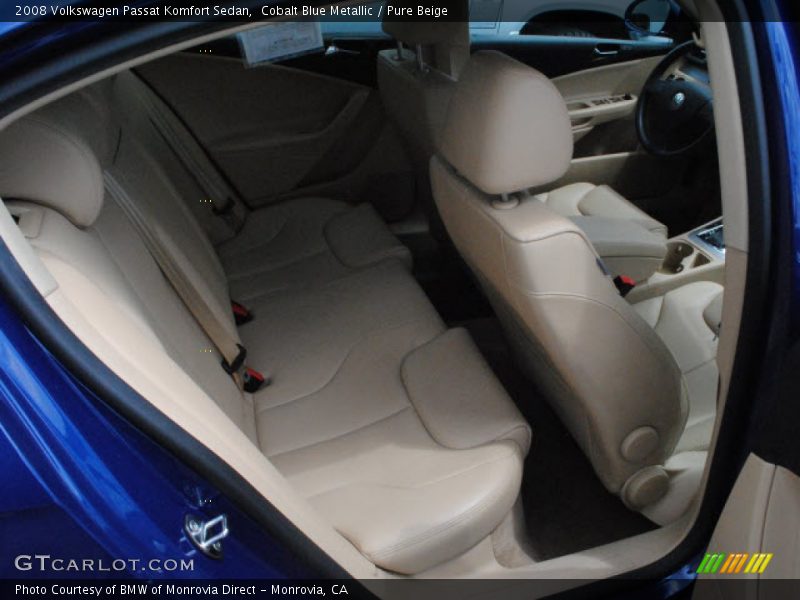 Cobalt Blue Metallic / Pure Beige 2008 Volkswagen Passat Komfort Sedan