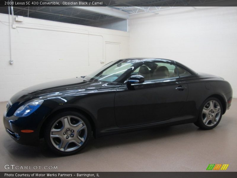 Obsidian Black / Camel 2008 Lexus SC 430 Convertible