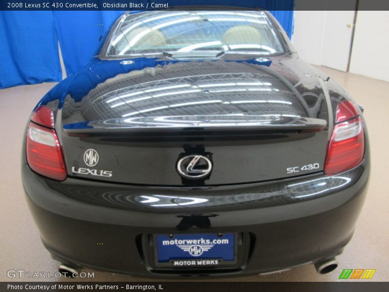 Obsidian Black / Camel 2008 Lexus SC 430 Convertible