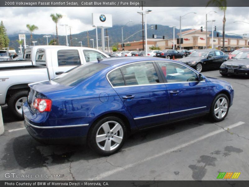 Cobalt Blue Metallic / Pure Beige 2008 Volkswagen Passat Komfort Sedan