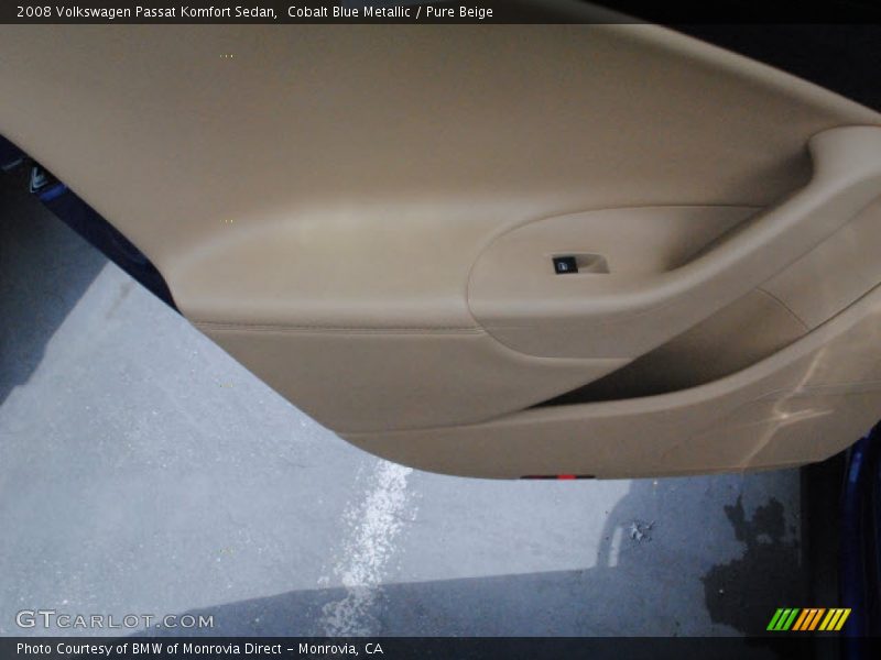 Cobalt Blue Metallic / Pure Beige 2008 Volkswagen Passat Komfort Sedan