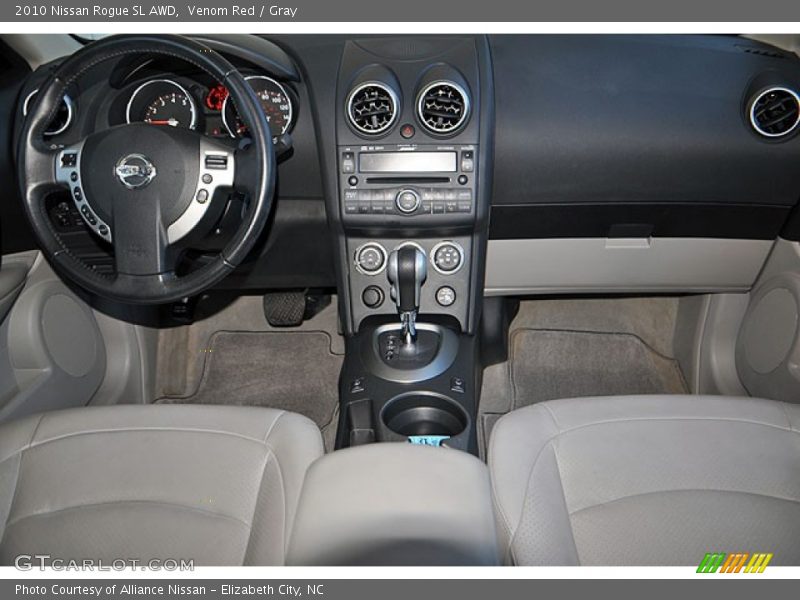 Dashboard of 2010 Rogue SL AWD