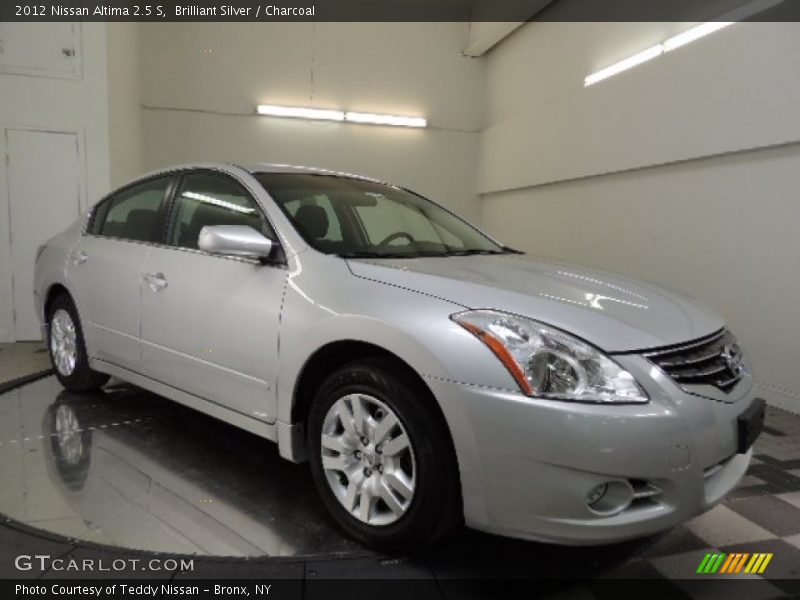 Brilliant Silver / Charcoal 2012 Nissan Altima 2.5 S