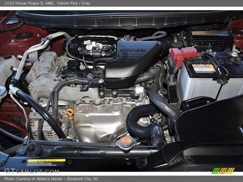  2010 Rogue SL AWD Engine - 2.5 Liter DOHC 16-Valve CVTCS 4 Cylinder