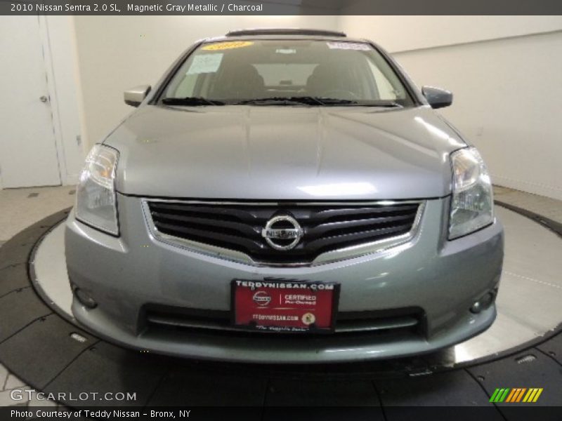 Magnetic Gray Metallic / Charcoal 2010 Nissan Sentra 2.0 SL