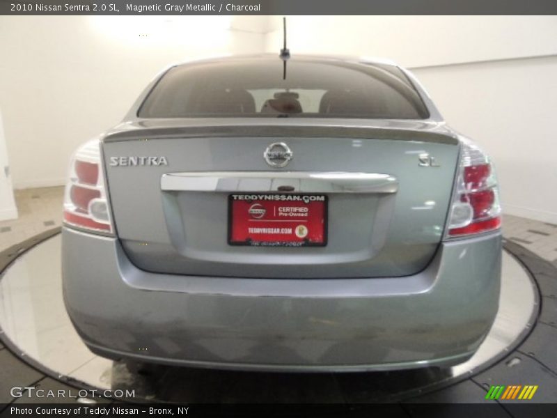 Magnetic Gray Metallic / Charcoal 2010 Nissan Sentra 2.0 SL