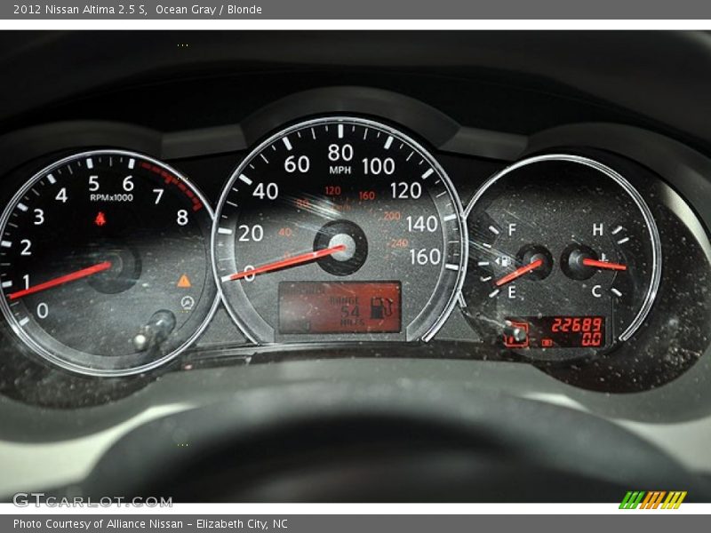 Ocean Gray / Blonde 2012 Nissan Altima 2.5 S