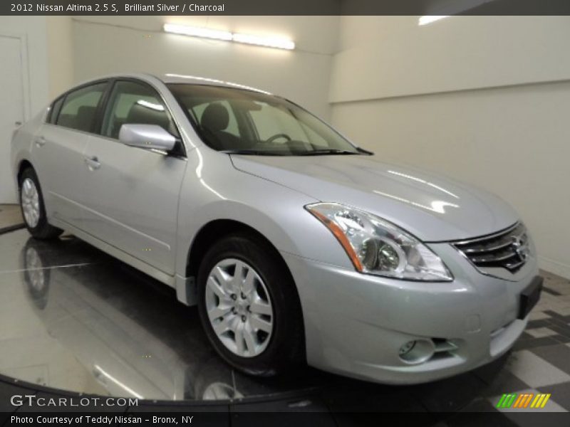 Brilliant Silver / Charcoal 2012 Nissan Altima 2.5 S
