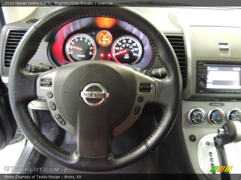 Magnetic Gray Metallic / Charcoal 2010 Nissan Sentra 2.0 SL