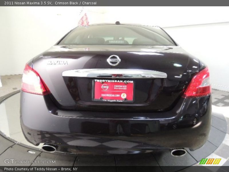 Crimson Black / Charcoal 2011 Nissan Maxima 3.5 SV