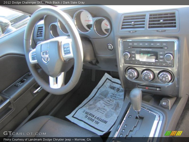 Pitch Black / Dark Slate Gray 2012 Dodge Challenger SXT