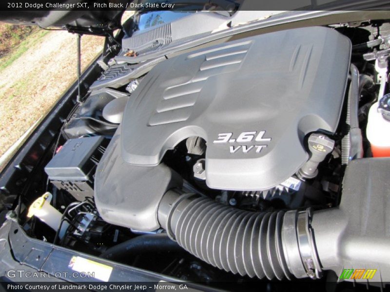 Pitch Black / Dark Slate Gray 2012 Dodge Challenger SXT